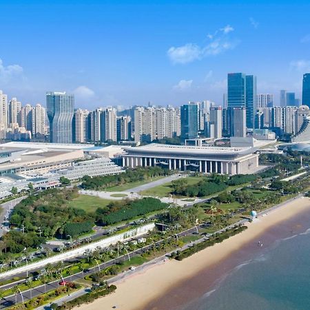 Xiamen International Seaside Hotel -Hotel Corridor Leads To The Stone Exhibition Hall Bagian luar foto
