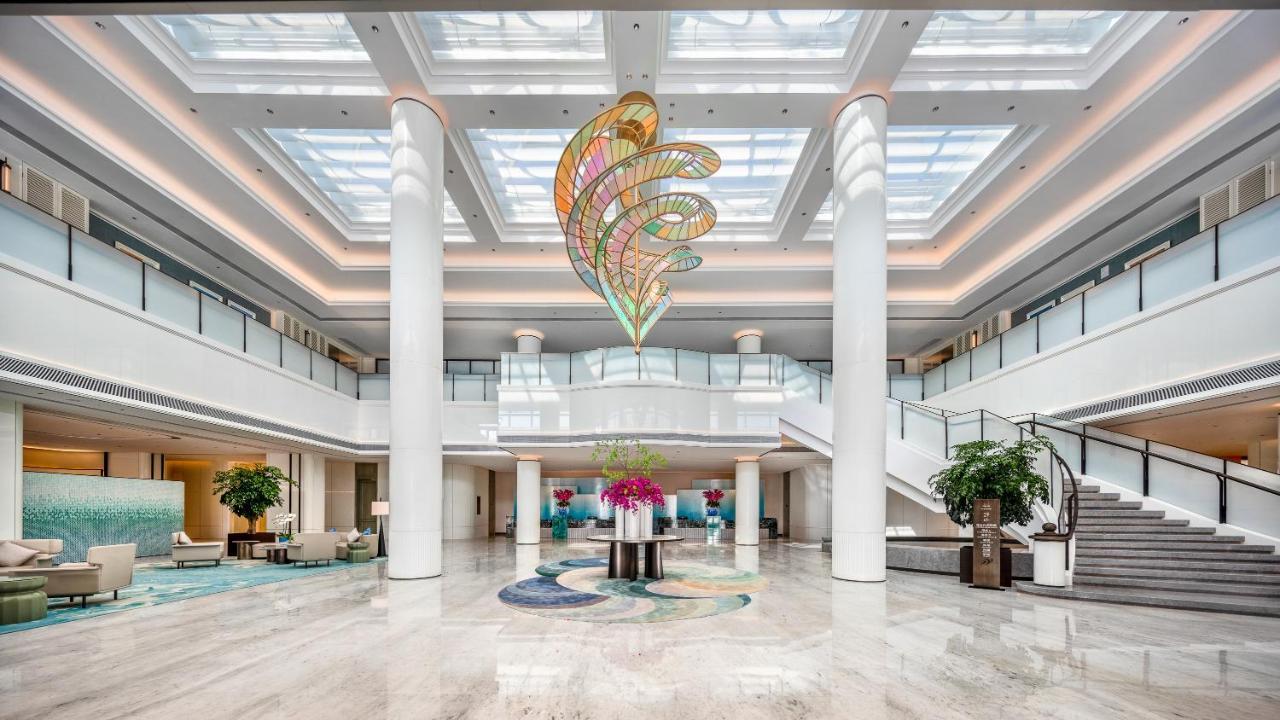 Xiamen International Seaside Hotel -Hotel Corridor Leads To The Stone Exhibition Hall Bagian luar foto